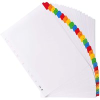 10 Exacompta Register, 31 Taben numerisch, 160 g/m², DIN A4, weiß – Ansicht 1