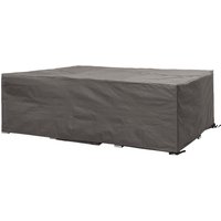 Schutzhülle für Gartenlounge "mittel" 250 x 250 x 75 cm, Polypropylen, hellgrau – Ansicht 1