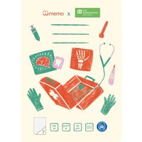 memo x SOS-Kinderdörfer weltweit Schulheft DIN A4, 16 Blatt, Lin. 7