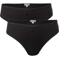 Living Crafts 2er-Pack Bio-Damen-Slips 'RASINA', black, Gr. S – Ansicht 1