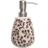 tranquillo Seifenspender "REFLOYA" aus Steinzeug, 300 ml, violett/creme
