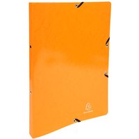 20 Exacompta Ringbücher "Iderama" aus Colorspan, 600 g/m², DIN A4, 2 Ringe, orange
