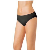 memo Damen-Slips aus Bio-Baumwolle, 2er Pack, schwarz, Gr. S
