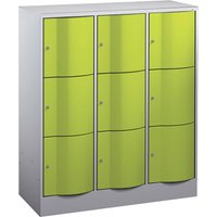 Schließfachschrank 3 Türme an/si 3er – Ansicht 1