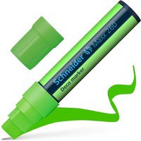 Schneider Kreidemarker "Maxx 260" mit Blockspitze 5+15 mm, hellgrün – Ansicht 1