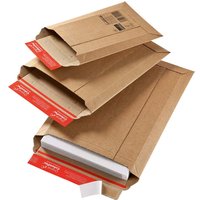 20 Versandtaschen aus stabiler Wellpappe für A3, 353 x 518 mm – Ansicht 1
