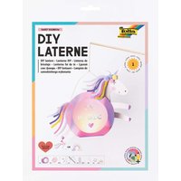folia DIY-Laterne Einhorn "Sweet Rainbow" mit LED-Licht