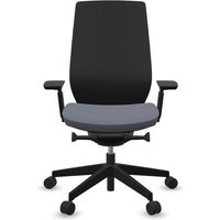 Profim Bürodrehstuhl "ACCIS PRO" mit Armlehnen, Gestell: schwarz, Sitz: lavendel
