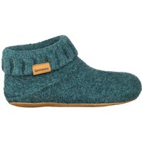 Gottstein Hausschuhe "Knit Boot" grün melange, Gr. 42