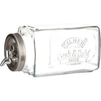 KILNER Getränkespender aus Glas mit Zapfhahn, 3 L