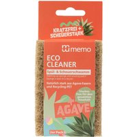 memo Spül- und Scheuerschwamm mit Naturfasern, 2 Stk.