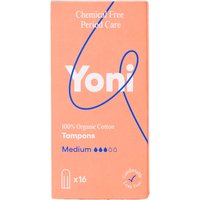 Yoni Tampons "Medium" 16 Stk. aus Bio-Baumwolle