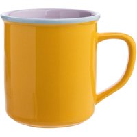 tranquillo Tasse "YELLOW CANDY" aus Steinzeug, 400 ml, gelb/lila