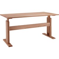 Höheneinstellbarer Schreibtisch "buxing 3.0" B 160 cm x T 80 cm x H 67-86 cm, Kernbuche – Ansicht 1