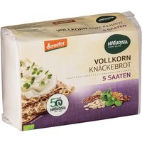NATURATA Bio-Vollkorn-Knäckebrot "5 Saaten", demeter-zertifiziert, 250 g