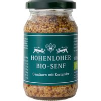 Hohenloher Bio-Senf "Ganzkorn" mit Koriander, 250 ml