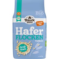 Bauckmühle Bio-Haferflocken "Großblatt" Vollkorn, glutenfrei, 475 g