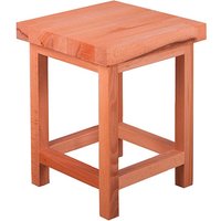Hocker "MARCO 3" B 30 x T 30 x H 40 cm, Kernbuche geölt
