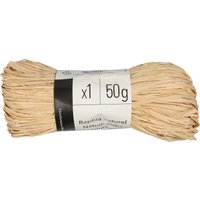 Geschenkbänder aus Bast 75 x 100 cm, 50 g, natur