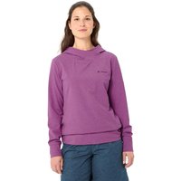VAUDE Damen-Pullover "Tuenno" mit angeschnittener Kapuze, magenta, Gr. 36