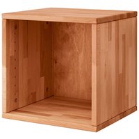 TPT Regalwürfel 'BuxingHome' Kernbuche massiv, B 38 x T 35 x H 38 cm