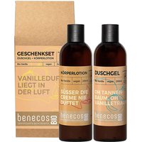 benecos Bio-Geschenkset mit Bio-Vanille, Duschgel und Körperlotion – Ansicht 1
