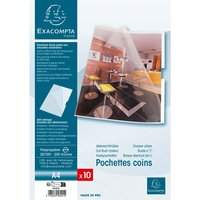 Exacompta Aktensichthüllen glatt, DIN A4, 200µ, 10 Stk. – Ansicht 1