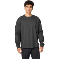 VAUDE Bio-Herren-Sweatshirt "Najun" mit Rückenaufdruck, graphite, Gr. XL