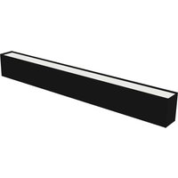 REV LED-Aufbauleuchte mit Diffusor, 60 cm, 2.640 lm, Aluminium, schwarz