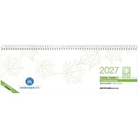 Zettler Tischkalender aus Recyclingpapier, 120 Seiten 2027 (1 Woche - 2 Seiten)