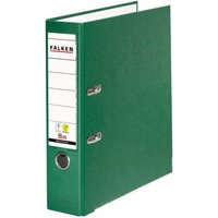 20 Falken Ordner "Vegan", mit Einsteckschild, 230 g/m², DIN A4, RB 80 mm, grün