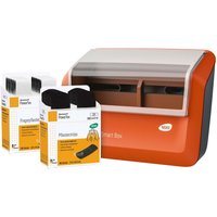 WERO Smart Box Pflasterspender, gefüllt mit PowerTex Pflasterstrips und Fingerpflaster