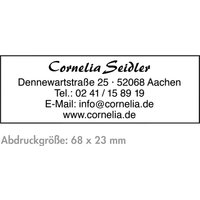 Ersatz-Stempelplatte für Trodat Stempel 6/4915 – Ansicht 1