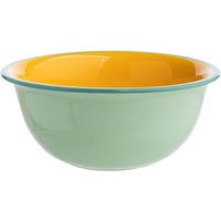 tranquillo Schüssel "GREEN CANDY" 600 ml, aus Steingut, grün/gelb – Ansicht 1