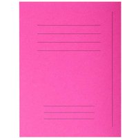 5 x 50 Exacompta Aktendeckel "Forever" mit Beschriftungsfeld, 220 g/m², DIN A4, fuchsia