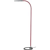Bauer & Böcker LED-Stehleuchte "Comet" bordeaux/silver