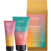 benecos Bio-Geschenkset "Sensitiv" mit Handcreme und Körperlotion – Ansicht 1