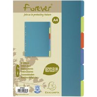 Exacompta Register 'Forever' A4 aus Recycling-PP 6-teilig – Ansicht 1