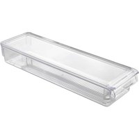 Metaltex Kühlschrank Organizer "Frigo", klein mit Deckel, 10 x 37 x 5 cm – Ansicht 1