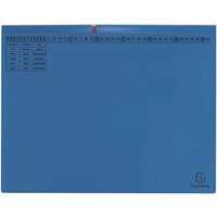 25 Exacompta Hängehefter "Exaflex Premium", mit 2 Abheftvor. für Linksheftung, blau