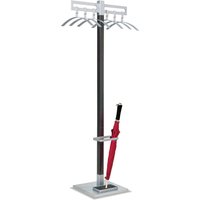 Standgarderobe "Montana" aus pulverbeschichtetem Stahl, anthrazit
