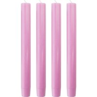 tranquillo 4er-Pack Stabkerzen "GLUMI" aus Stearin, H 20 cm, rosa