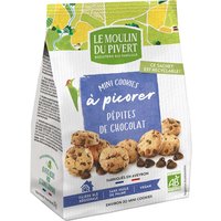 LE MOULIN DU PIVERT Bio-Mini-Kekse mit Schokolade, 170 g