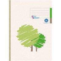 Notizbuch Grüner Baum kariert DIN A4