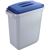 DURABLE Mülleimer 'Durabin 60' 60 l, mit blauem Deckel