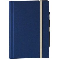 memo Skizzenbuch Leinen A4, (B 209 X H 294 mm) blau, 176 Seiten, Zeichenband, blanko