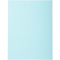 5 x 100 Exacompta Aktendeckel "Forever", 220 g/m², DIN A4, hellblau – Ansicht 1