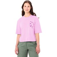 VAUDE Bio-Damen-T-Shirt "Redmont" aus schwerem Jersey, raspberry, Gr. 40 – Ansicht 1