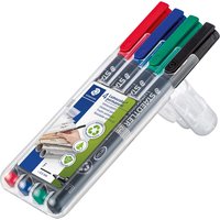 4 STAEDTLER Universalstifte 'Lumocolor 318' fein sortierte Farben permanent – Ansicht 1