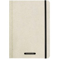 Matabooks Notizbuch Nari "Easy" aus Graspapier, 138 Blatt, punktiert